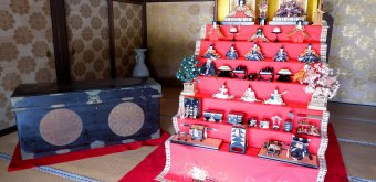 Zuishin-in (Kyoto), Hina Matsuri dolls display in early March inside the temple