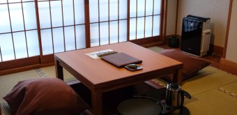 Yamabiko Ryokan (Kurokawa Onsen), Tatami area in the Western and Japanese mixed-style room