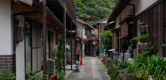Yunotsu (Oda, Shimane), Traditional village street