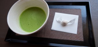 Kosho-ji (Nagoya), Matcha bowl and sweet
