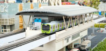 Legoland Japan (Nagoya), LEGO reproduction of a station of the Tokyo Monorail in Miniland