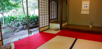Kyu Furukawa Teien (Tokyo), View from the tea pavilion in the Japanese garden