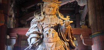 Nara, Komoku-ten statue in Todai-ji temple