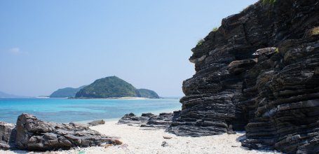 Zamami Island (Okinawa), White sand beach