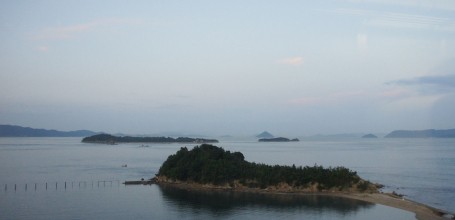 Takamatsu, View on the Seto Inland Sea from the port 3