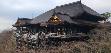 Kiyomizu-dera, Main Hall in February 2020