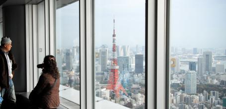 Mori Tower (Roppongi Hills), Indoor view of Tokyo City View Observatory