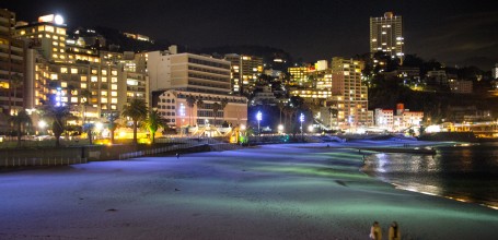 Atami, Night view of the main beach