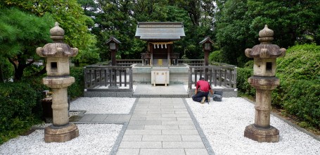 Ebisu-jinja Shrine close to Yebisu Garden Place