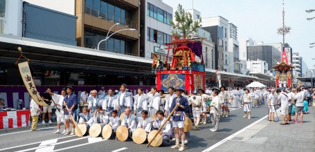 Gion Matsuri in Kyoto, Float parade