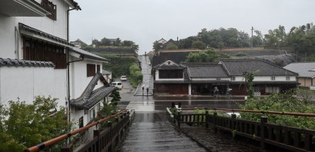 Kitsuki (Kyushu), View on Suya-no-Saka path in Kitsuki