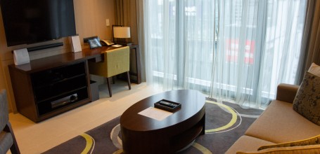 Oakwood Premier Tokyo, Living room of the Une chambre Deluxe