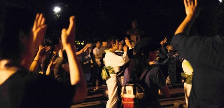 Yasukuni Shrine, Traditional dances at Mitama Matsuri festival 2