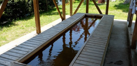 Oda, Ashiyu foot bath in Sanbe Onsen 2