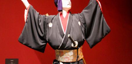Edo-Tokyo Museum, statue of a Kabuki actor