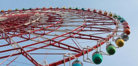 Daikanransha, The great Ferris Wheel in Odaiba
