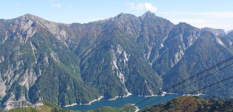 View on Kurobedaira from Daikanbo Observation Deck 1 on the Alpine Route