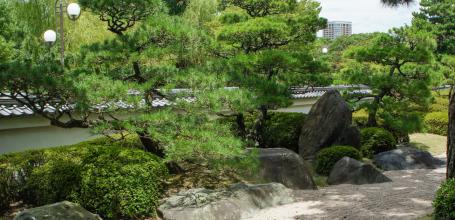Ohori Park (Fukuoka), Dry garden in Ohori Teien Japanese garden