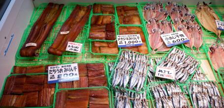 Miura, Fish market in Misaki port 2