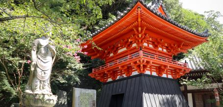 Kimii-dera temple in Wakayama, Kannon statue