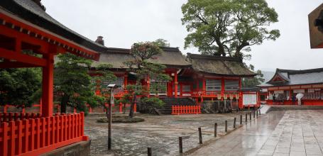 Pavilions in Usa Hachiman-gu shrine