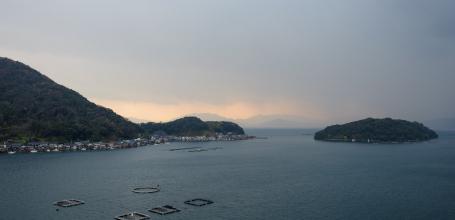 Ine (Kyoto), Panoramic view on the village and Wakasa Bay 2
