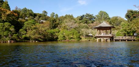 Narita-san Park, Pond and Ukimido Pavilion 2