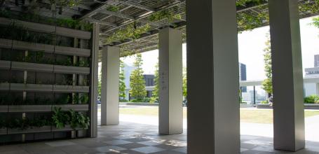 Ginza Six Garden, Access to the rooftop