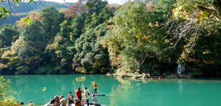 Water activities on Tama River (Hatonosu-Okutama)
