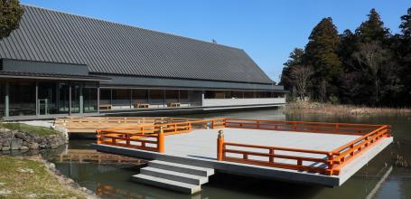 Ise Jingu, Sengukan Museum and Magatamaike pond in Geku outer shrine (Toyo'uke-daijingu)