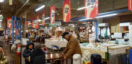 Hachinohe (Aomori), Mutsu-Minato fish market