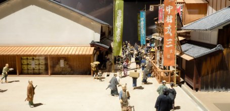 Osaka Museum of History, Diorama of the ancient city of Osaka 2