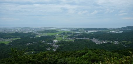 Ise-Shima Skyline, Panoramic view on Ise City and the Pacific Ocean