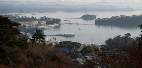 Matsushima, View on the bay from Saigyo Modoshi no Matsu Park