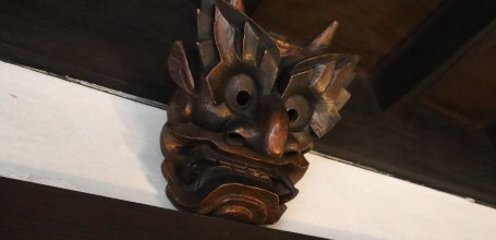 Kawai Kanjiro’s House (Kyoto), Wooden mask sculpture