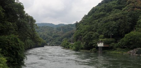 Mount Daikichi (Uji), View on the Uji River