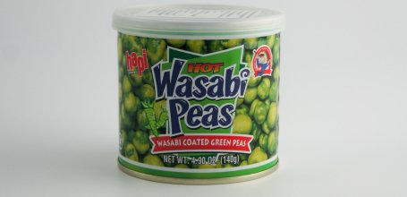 Industrial wasabi green peas