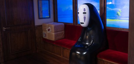 Ghibli Park, Train scene with No-Face (Spirited Away)