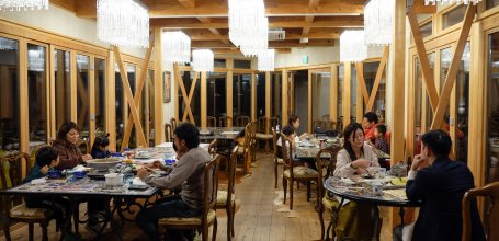 Grand Chariot Hokutoshichisei 135° Hotel (Awaji), Restaurant