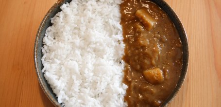 Kare-raisu, Plate of Japanese curry rice