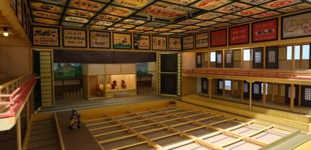 Yamaga, Reconstitution of Kabuki Yochiyo-za theater during the Edo period