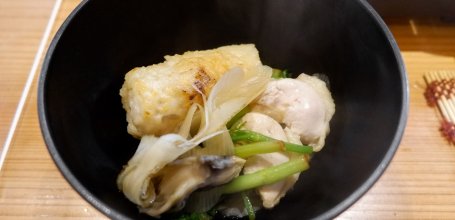 Honke Abeya (Akita), A serving of Kiritanpo Nabe