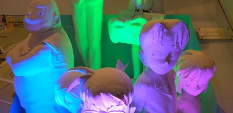 Hokuei (Tottori), Display at the Gosho Aoyama Manga Factory