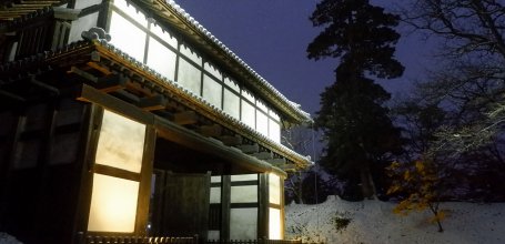 Hirosaki (Aomori), Minamiuchi-mon inner south gate in the castle's park