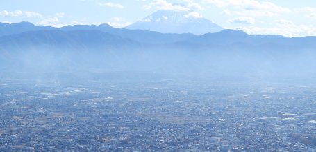Mount Fuji Helicopter Tour, Aerial view on the cities at the foot of Mount Fuji