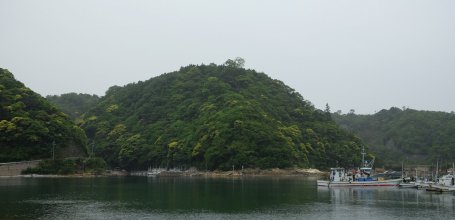 Yunotsu (Oda, Shimane), View on the fishing port and boats 2