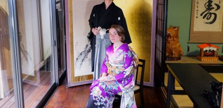 Kakurinbo (Minobu, Mount Fuji), Kimono wearing experience in the Japanese style
