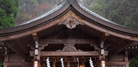Oga Peninsula (Akita), Main hall of Shinzan-jinja shrine