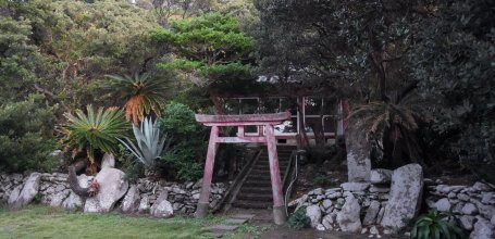 Tanegashima (Kyushu), Shinto shrine in Okawa fishing port
