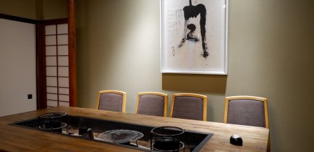 Kagurazaka Irori Yakiniku Gion (Tokyo), Private room in the restaurant